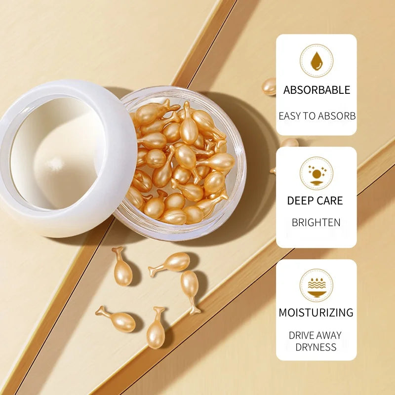 Fullerene Beauty Capsule Essence – 30pc Hydrating Face Serum Face Serum Capsules Oasis Select