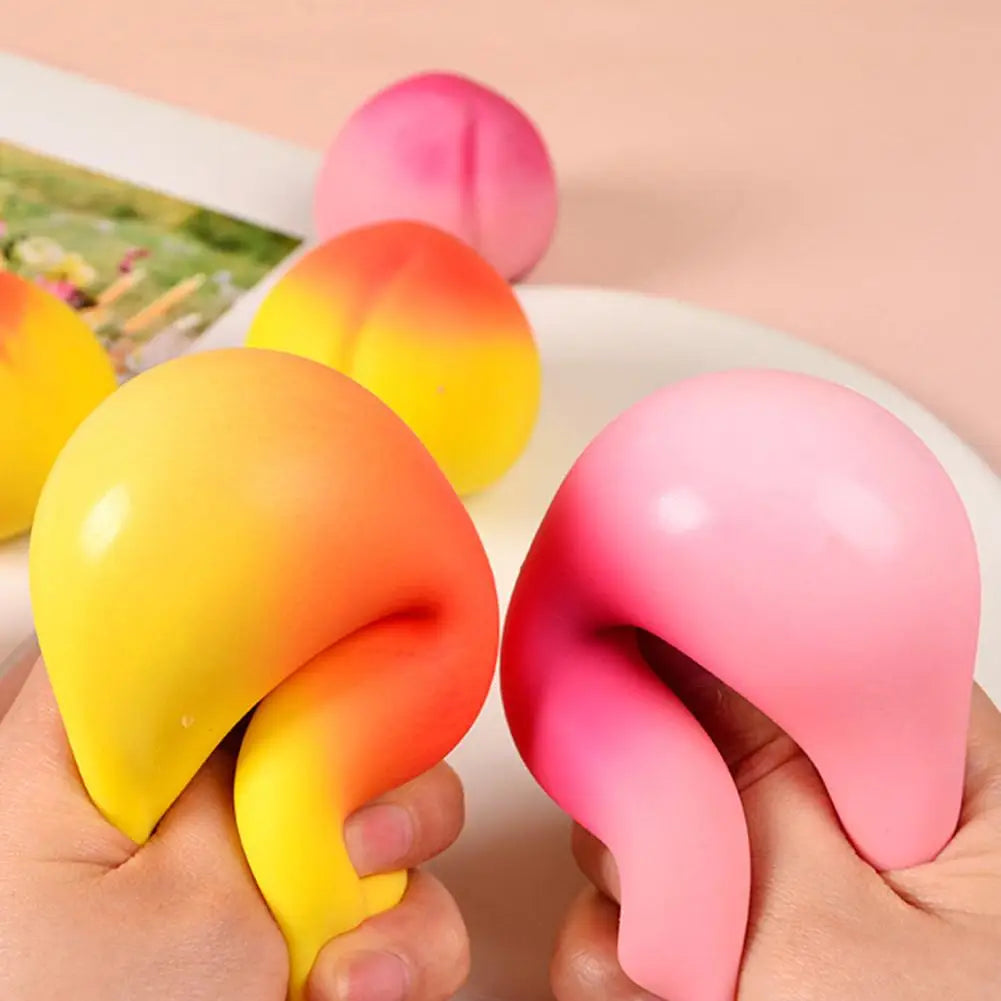 Pink Peach Squishy Slow Rising Stress Relief Toy | Fun Gift Squishy Stress Toy Oasis Select