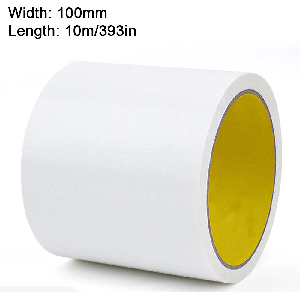 10m Super Strong Adhesive Cloth Tape 45/100mm, For Car, Carpet Fixing, Car Seat Cushions, Tents, Plastic Repairs, Decoration,DIY Oasis Select White 100mm 10M