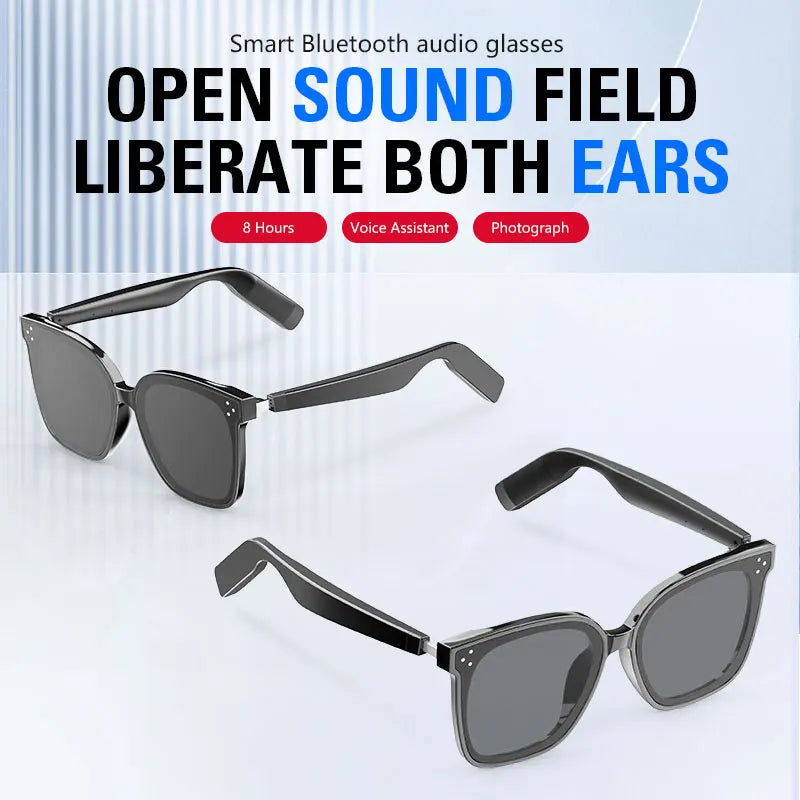 MINGCC Bluetooth Smart Glasses – Anti Blue Light Wireless Headset
