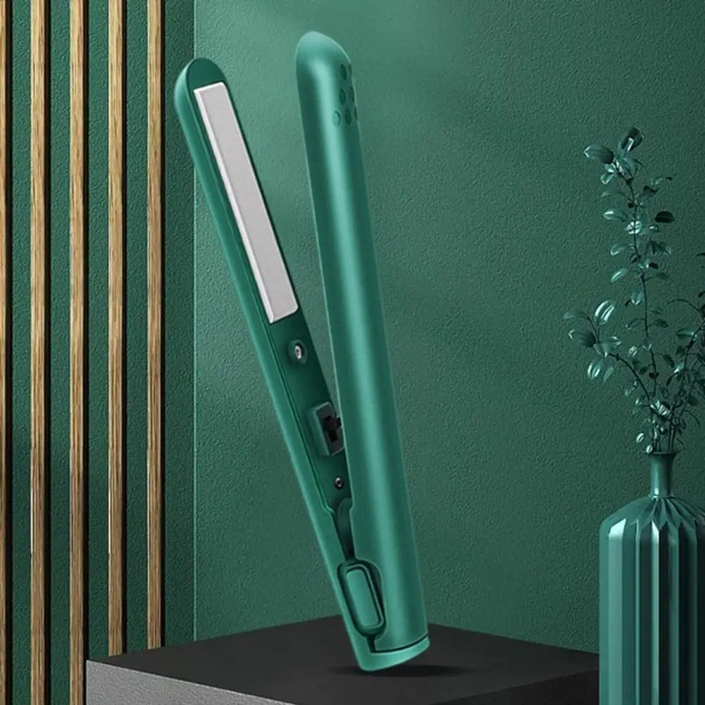 2-in-1 Mini Hair Straightener & Curler | Portable Travel Tool Hair Styling Tool Oasis Select