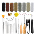 32-Piece Heavy Duty Upholstery & Leather Sewing Kit with Awl Upholstery Sewing Kit Oasis Select as shown One Size
