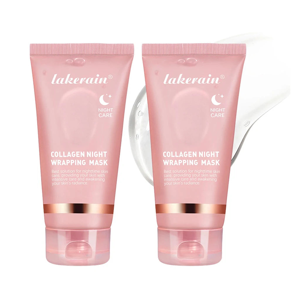 Korean Skin Care Deep Collagen Mask Peel Off Mask Face Anti Wrinkle Lifting Bio Masks Night Wrapping Woman Overnight Skin Oasis Select 2pcs