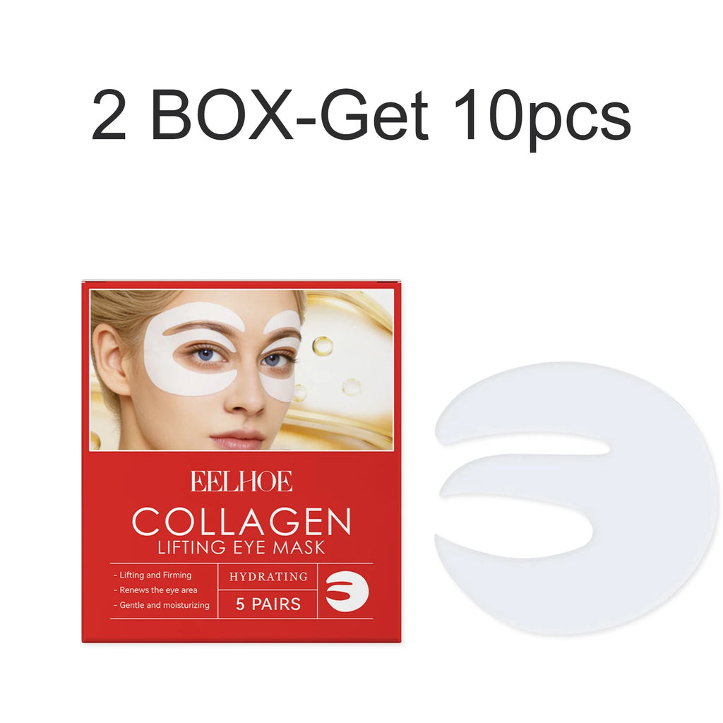 5/10/15/20 Pairs Collagen Eye Mask Lifting Firming Hydrating Under Eye Patches Niacinamide Dark Circles Nourishing Fine Lines Oasis Select 2 BOX-Get 10pcs