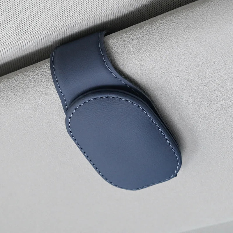 Automotive Car Sun Visor Glasses Case Magnetic Sunglasses Clip Card Ticket Holder Stand Fastener Pen Eyeglasses Accessories Oasis Select H