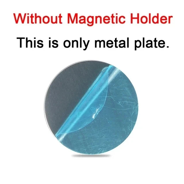 2024 Mobile Phone Stand Strong Magnetic Car Holder 720° Foldable Round Bracket Support for Universal Phones Mount Holders In Car Oasis Select Only Plate