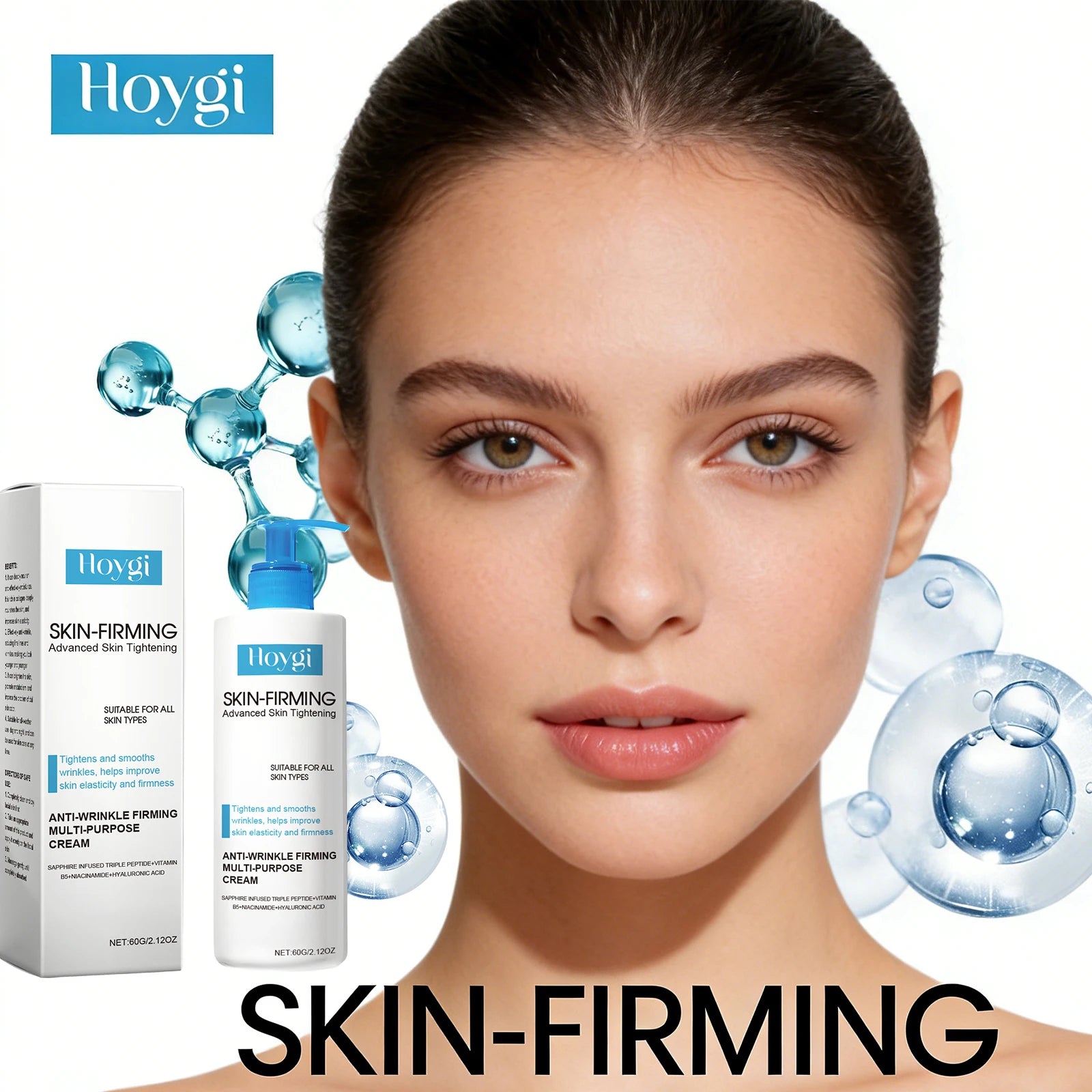 Hoygi Triple Peptide Body Lotion – Firming & Moisturizing Cream Firming Body Lotion Oasis Select