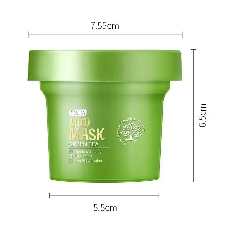 FENYI Green Tea Mud Mask 100g – Cleanse, Hydrate & Glow