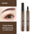 4-Tip Microblading Liquid Eyebrow Pencil – Waterproof, Long Lasting