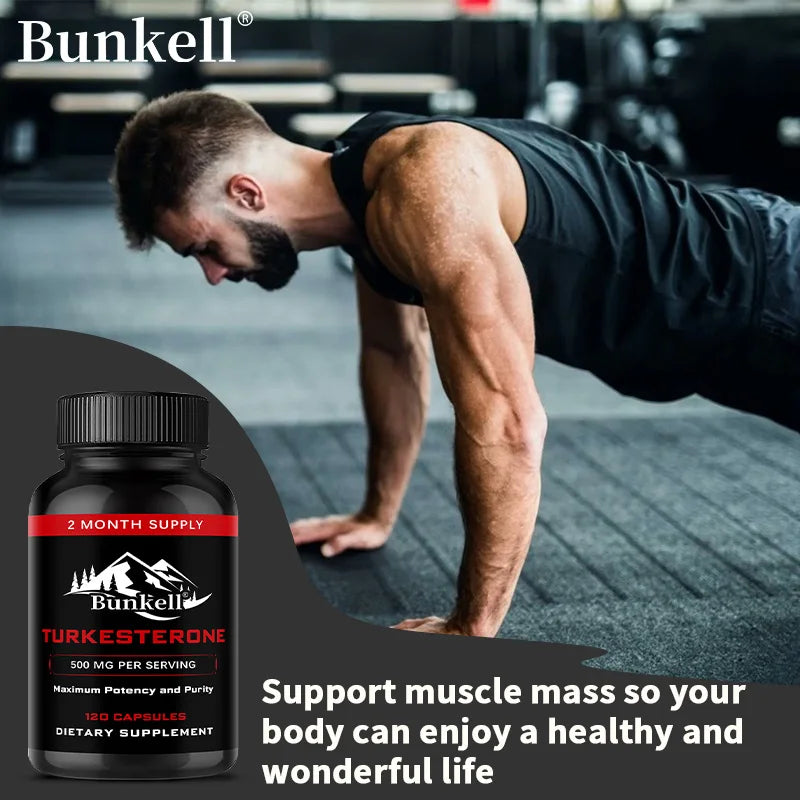 Turkesterone 500mg Capsules – Muscle Growth & Recovery Support Fitness Supplement Oasis Select