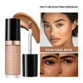 Super Concealer For Face Cover 5 Colors Highlight Contour Retouch Multi Use Super Coverage Hydrating Free Oil Formula Makeup Oasis Select 3 NATURAL BEIGE