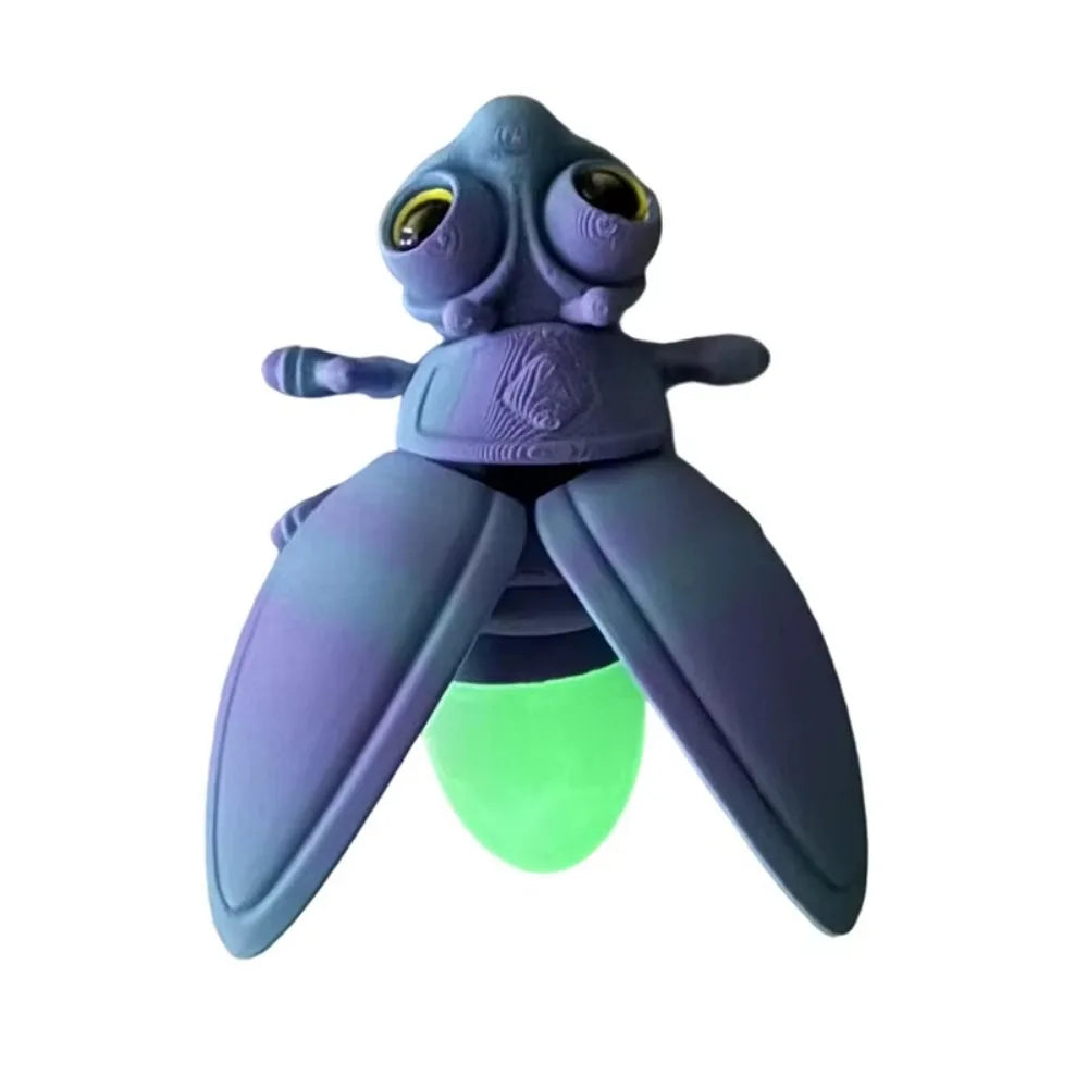 3D Printed Glow-in-the-Dark Firefly Figurine | Desk Decor