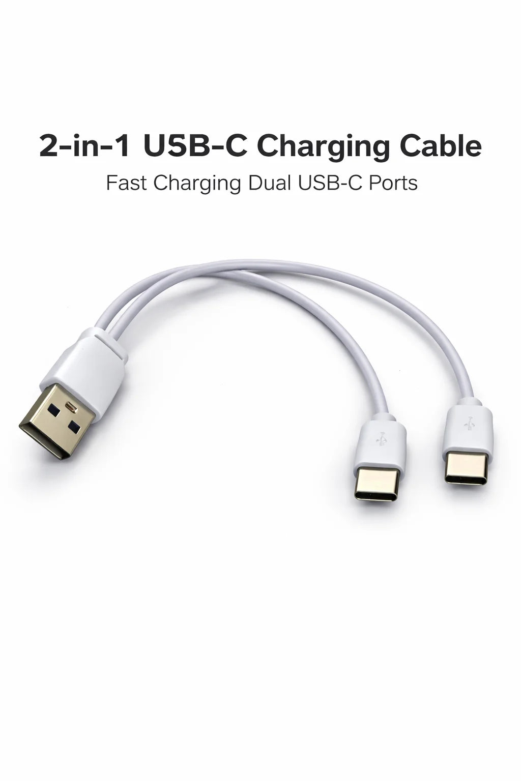 2 in 1 USB-C Charging Cable For Battery And other device Oasis Select