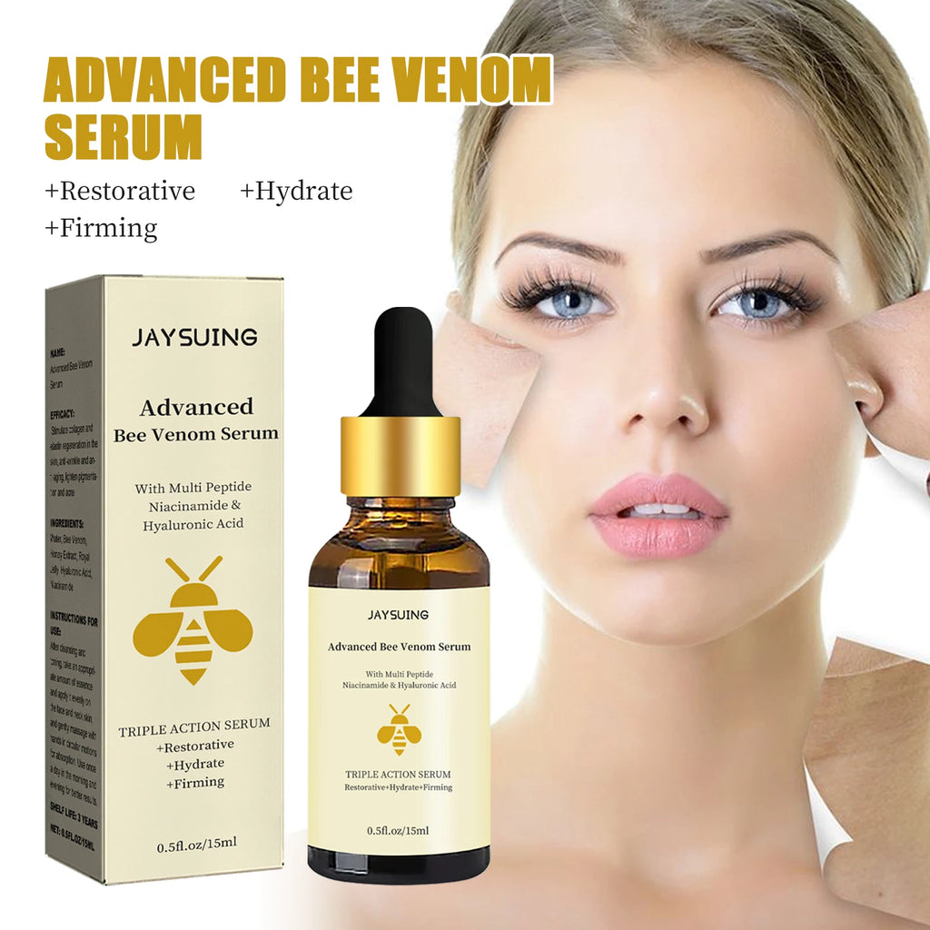 Advanced Bee Venom Serum Tighten Lightens Fine Lines Repair Dullness Moisturizing Firming Facial Skin Essence Brightening Skin Oasis Select