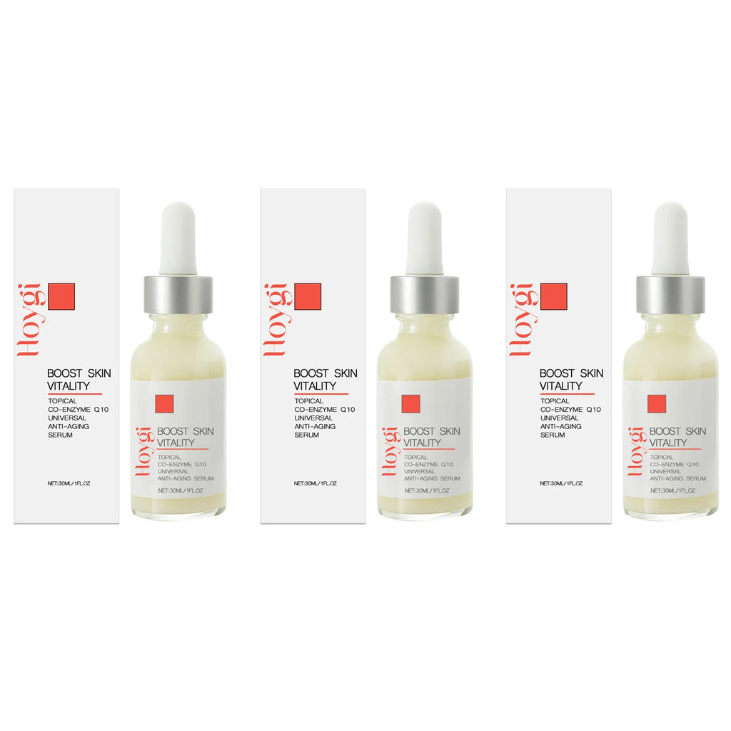 Face & Neck Firming Serum Deep Nourish Fade Fine Lines Lifting Tighten Skin Topical Co-Enzyme Q10 Universal Anti-Aging Serum Oasis Select 3 x 30ml Boxed