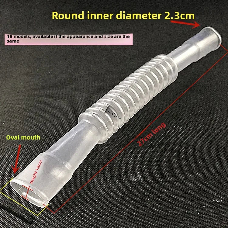 Fireproof Gas Water Heater Stainless Steel 60-150mm Aluminum Strong Universal Exhaust Car Intake Pipe Extension Tube Length Oasis Select 18
