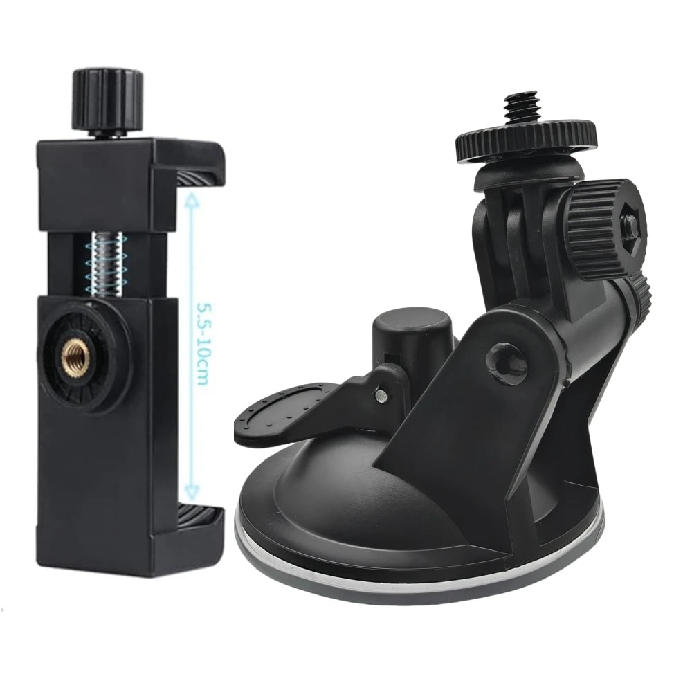 Suction Cup Windshield Mount for GoPro, Insta360 & DJI