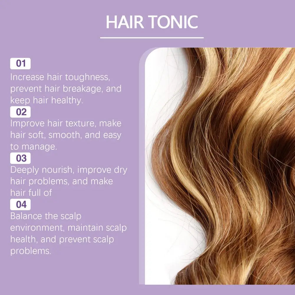 Daily Hair & Scalp Nourishing Serum 30ml,Plant Essential Oil Strengthen Hair, Minimize Breakage, Nourish For Thicker Fuller Hair Oasis Select