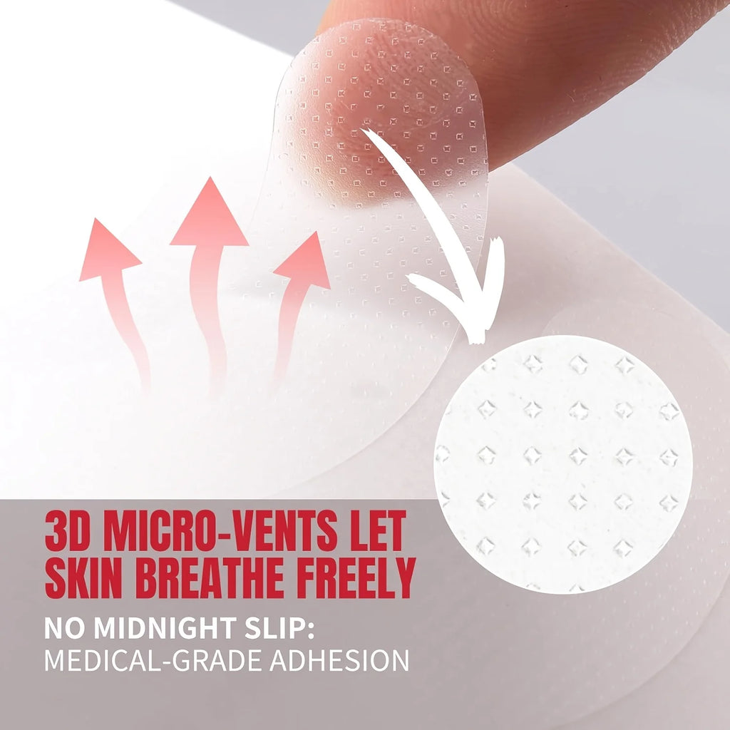 120PCS Facial Patches, Used Overnight To Smooth The Face, Suitable for Forehead, Between Eyes, Around The Mouth, and Eyes, Etc Oasis Select