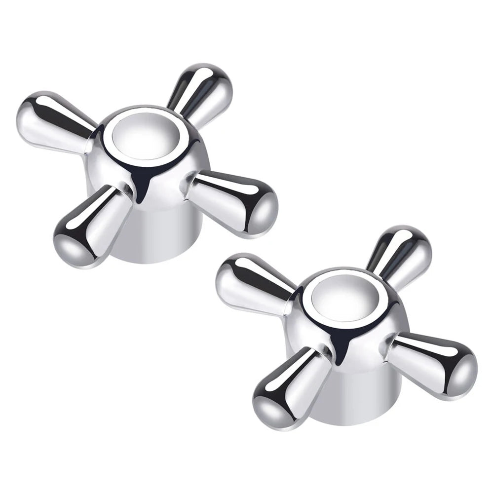 Cross Faucet Handle Knobs – Alloy Replacement Tap Kit 2-Pack Faucet Handle Knob Oasis Select 2pcs