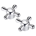 Cross Faucet Handle Knobs – Alloy Replacement Tap Kit 2-Pack Faucet Handle Knob Oasis Select 2pcs