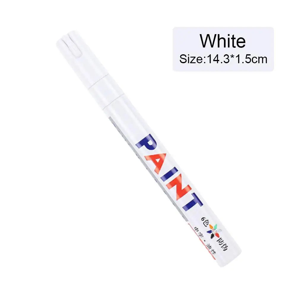 White Tire Paint Marker Pens – Waterproof & Quick Dry Tire Paint Marker Oasis Select 1PCS