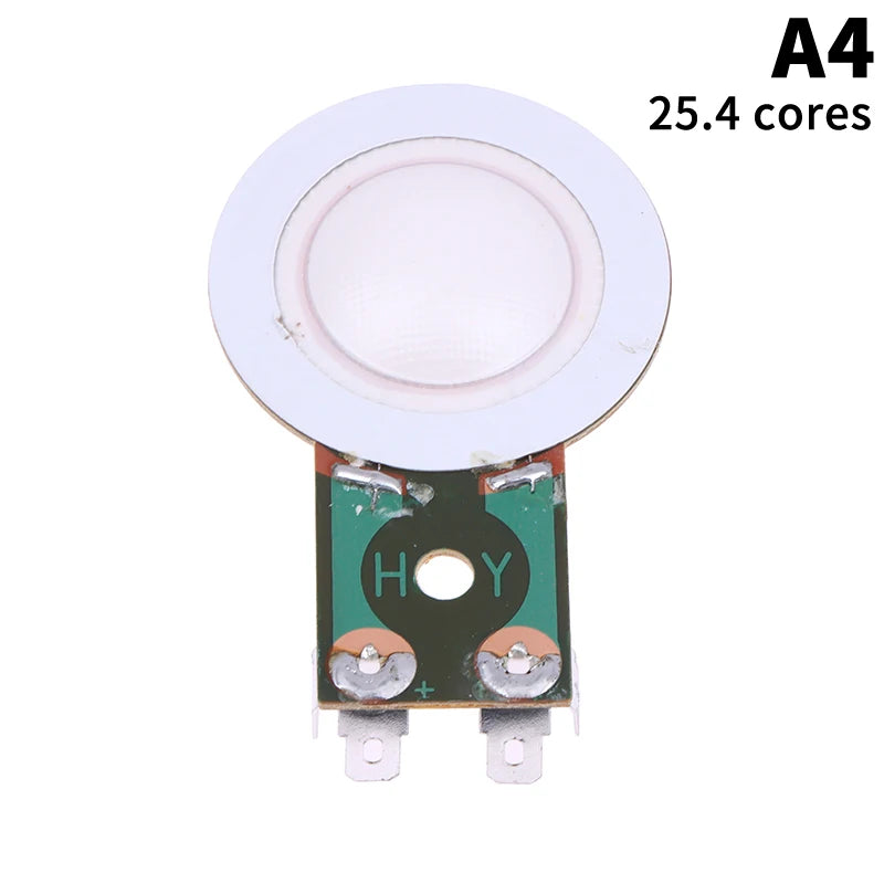 25.4MM Tweeters Voice Coil Round Speaker Treble Coil Replacement Horn Titanium Film Copper Clad Alumium Diaphragm Oasis Select A4