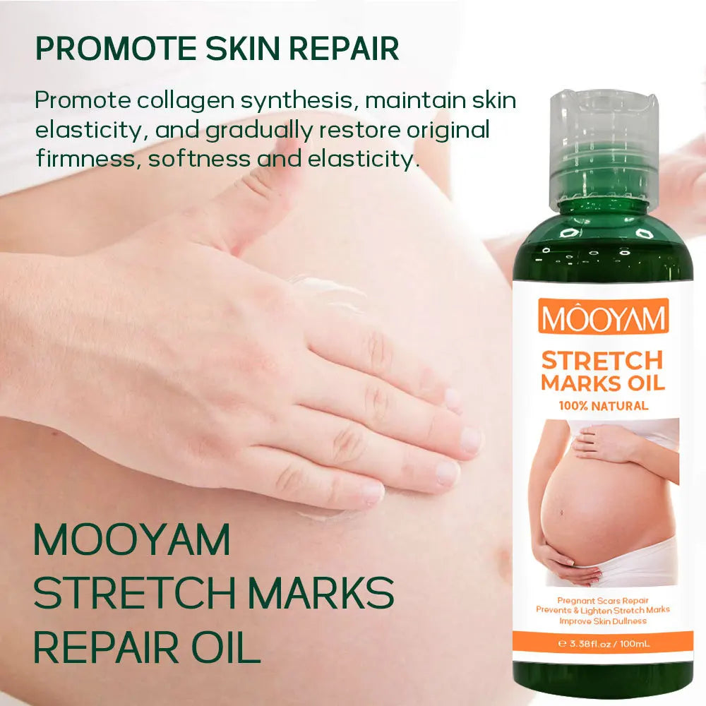 MOOYAM Pregnancy Body Oil – Firming & Postpartum Skin Care