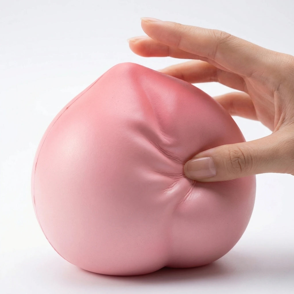 Peach Stress Relief Squishy Toy – Slow Rebound Fidget Gift Stress Relief Toy Oasis Select