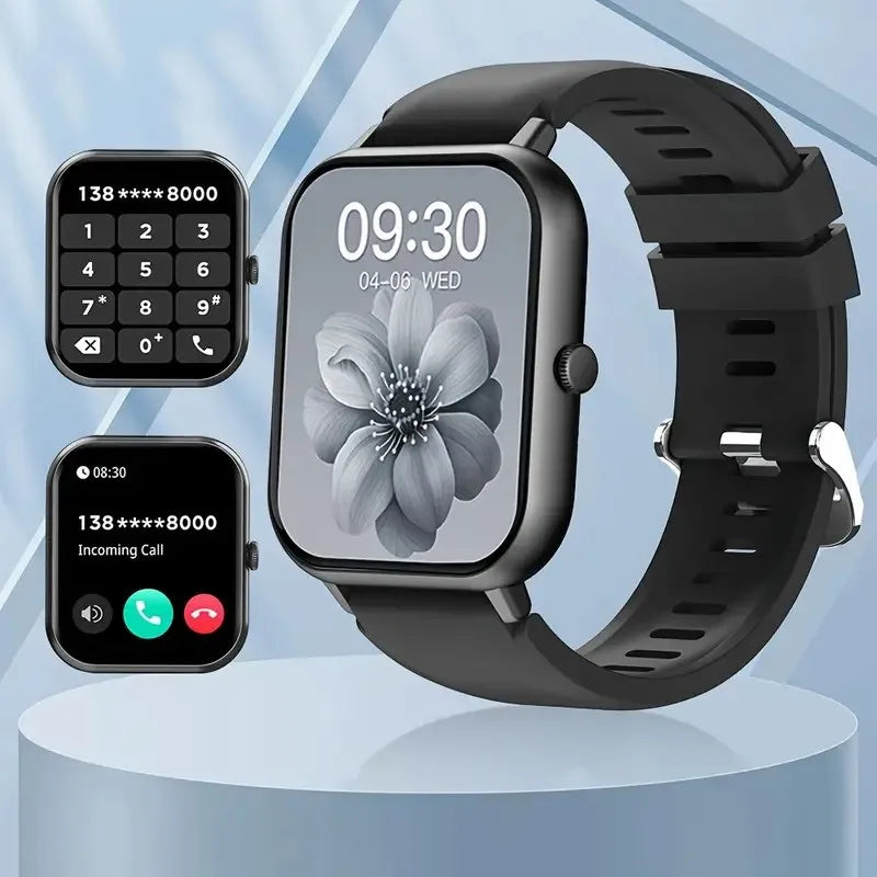 Smartwatch 1.83" Touch Screen – Calls, 100+ Sports & Heart Rate