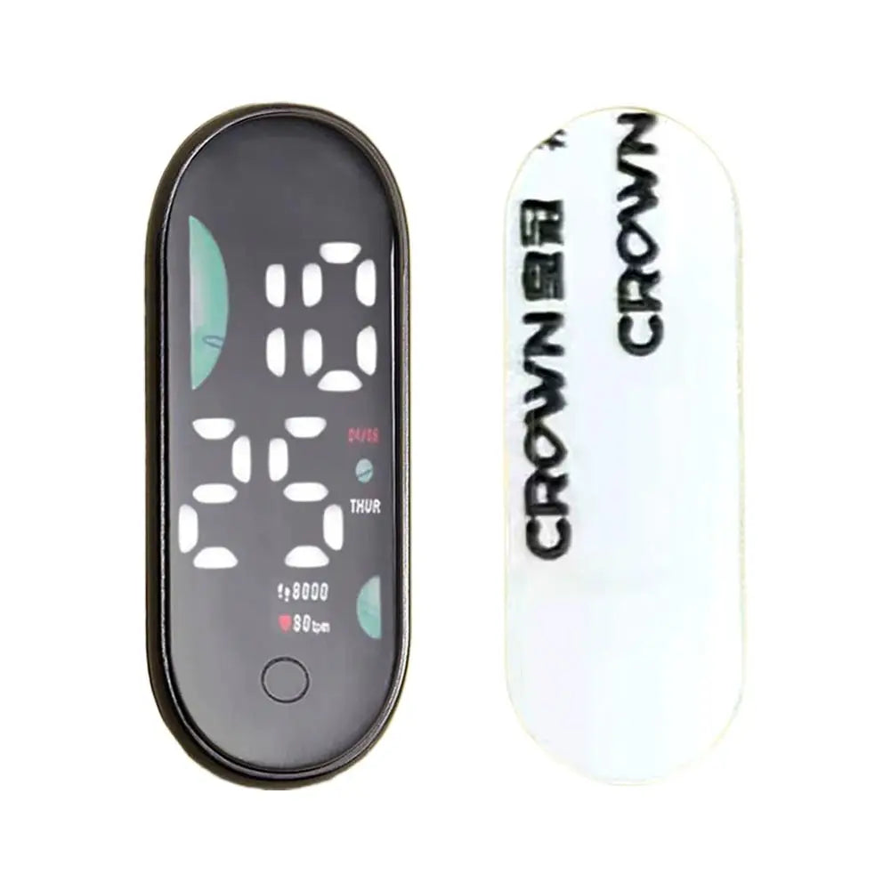 Luminous Motorcycle Car Clock Auto Internal Stick-On Mini Sport Waterproof Watch Mechanics Led Clocks Auto Ornament Accessories Oasis Select K