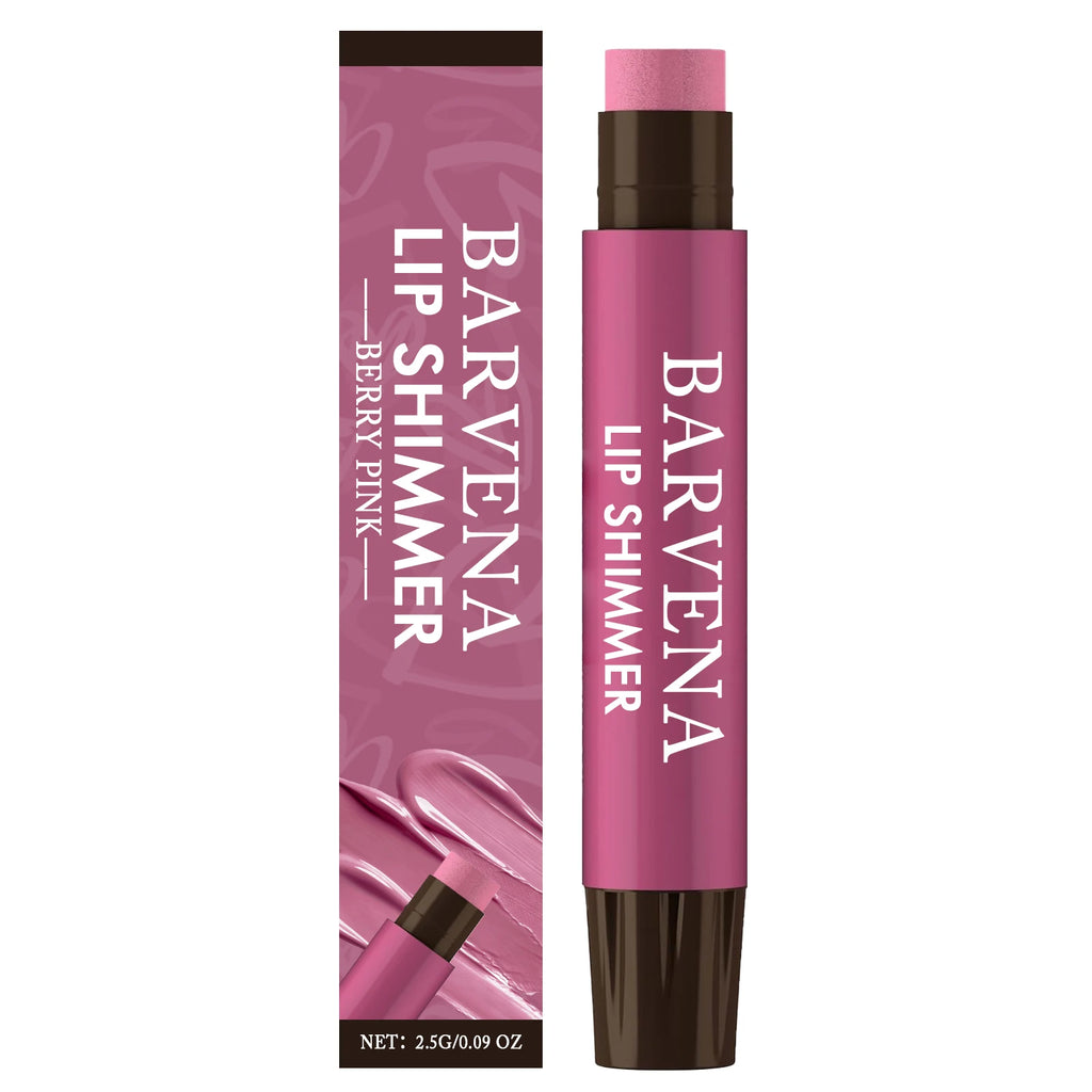 Beauty Lip Shimmer Lasting Shiny Glossy Hydrate Nourish Repair Dry Lips Smooth Soft Plump Lightweight Gentle Moisturize Lip Balm Oasis Select Berry Pink