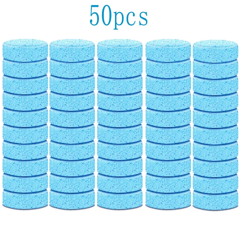 10/30/60Pcs Solid Cleaner Car Windscreen Wiper Effervescent Tablets Glass Toilet Cleaning Car Accessories Oasis Select 50pcs