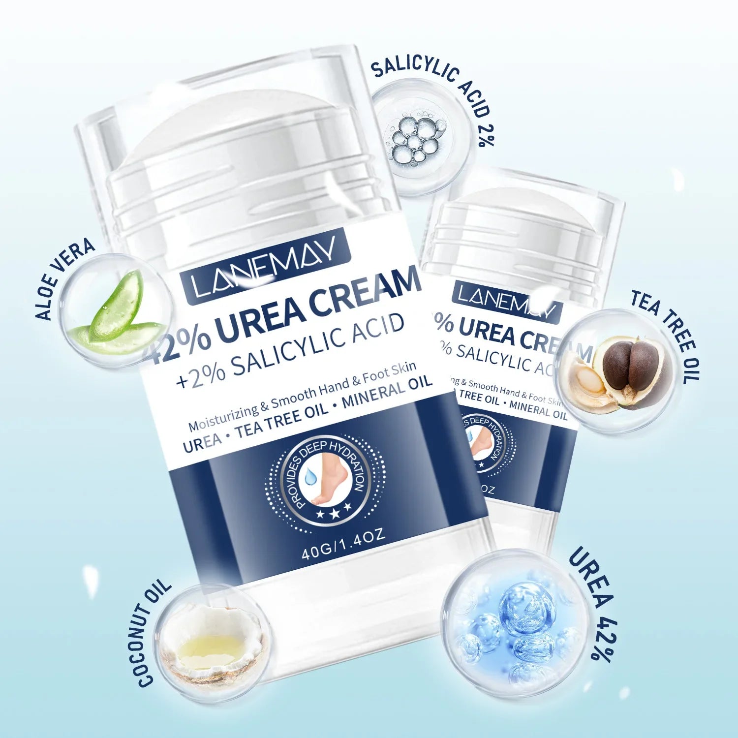 42% Urea & 2% Salicylic Acid Intensive Foot & Hand Cream Foot & Hand Cream Oasis Select