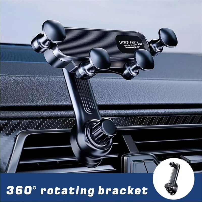 Car Phone Holder 360 Rotate Air Vent Universal Mobile Phone Holder In Car Support For 4.7-7inch Telephone Car Stand Oasis Select