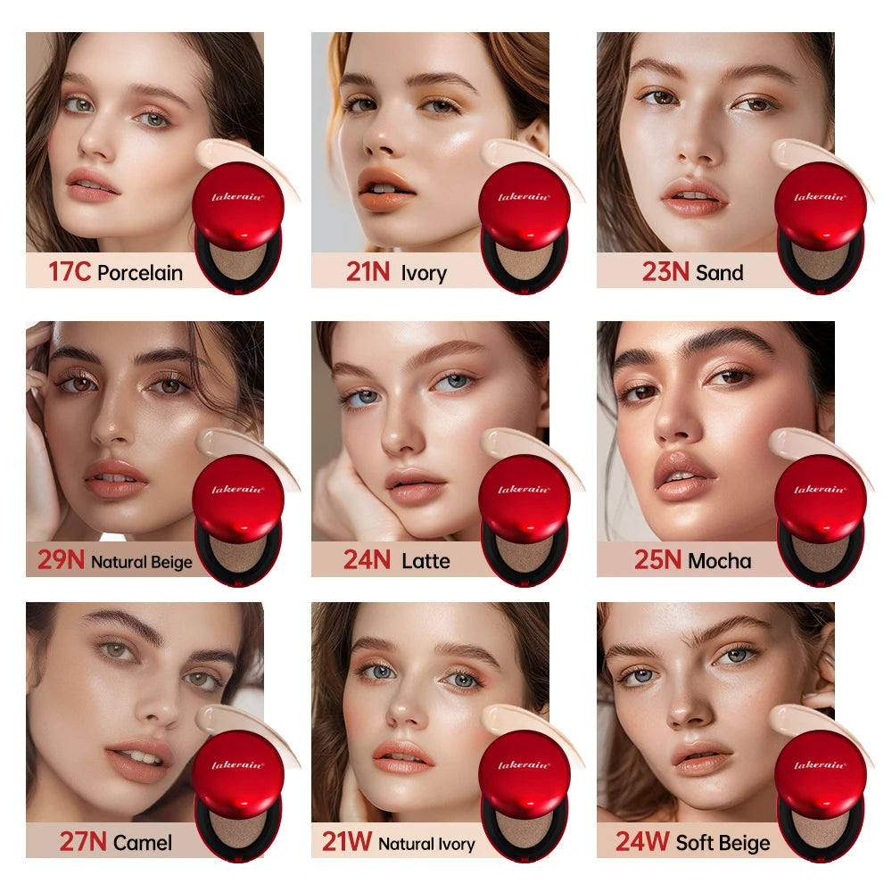 Cushion Foundation 72 Hours Long-Lasting Lightweight Buildable Coverage Semi-Matte Finish Korean Cushion Founda Oasis Select