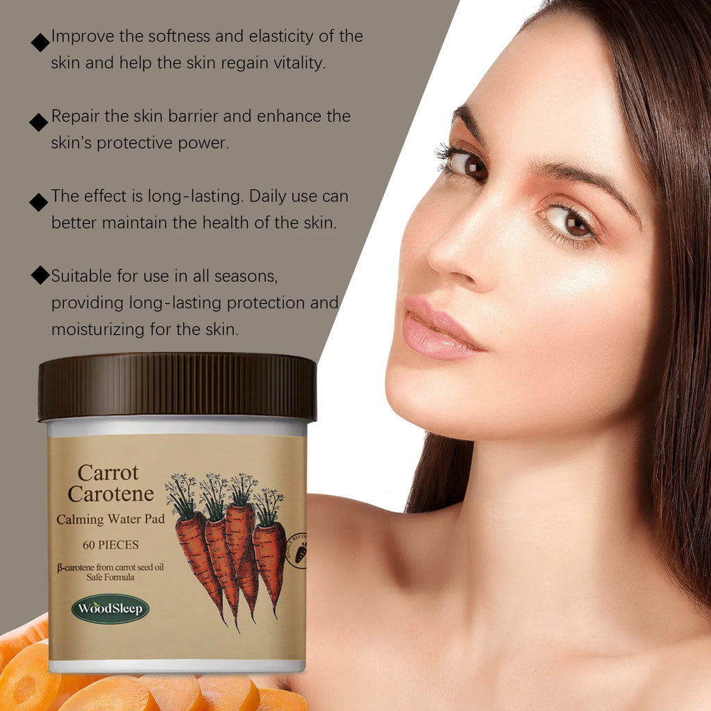 Carotenoid Calming Pads Repairing Damage Hydrating Smoothing Nourishing Firming Brighten Antioxidant Moisturizing Facial Mask Oasis Select