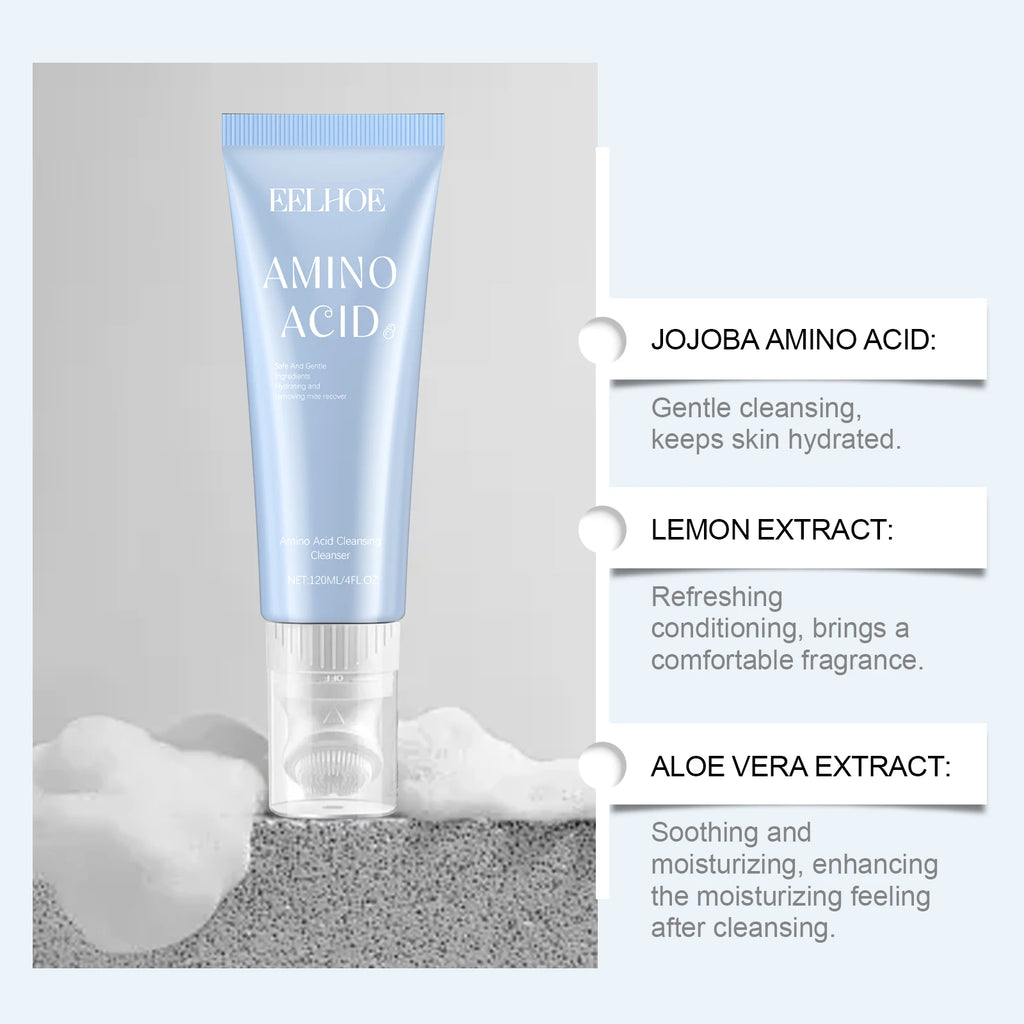 Eelhoe Amino Acid Face Cleanser – Oil Control & Acne 120g Facial Foam Cleanser Oasis Select