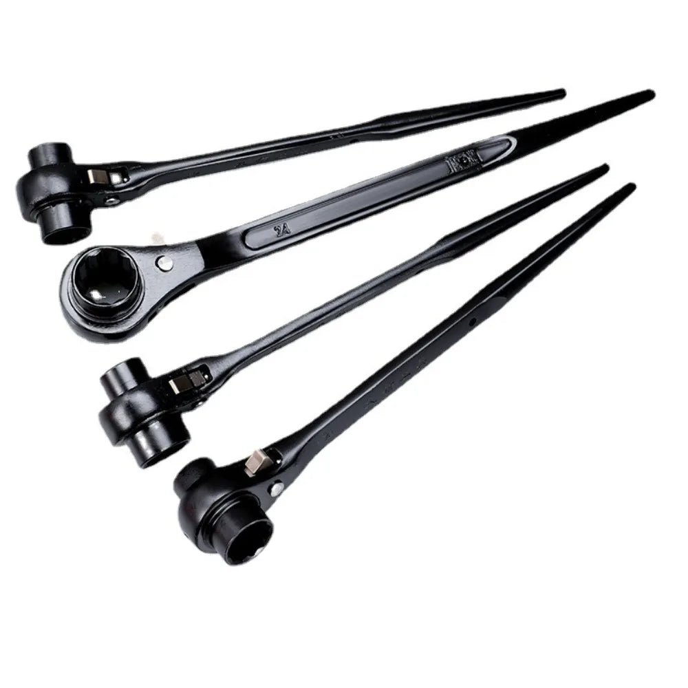 Portable Metal Ratchet Wrench Quick Release Bidirectional Wrench Double-Headed Pointed Tail Ratchet Spanner Hand Tool Kit Oasis Select