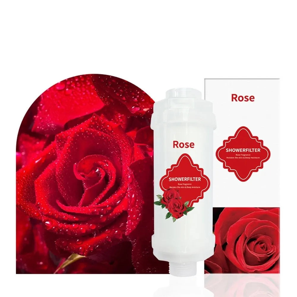 Lavender Shower Head Water Filter Dechlorination Anti-scaling Perfume Water Filter Filter Impurities Mixed with Vitamin C Oasis Select Rose