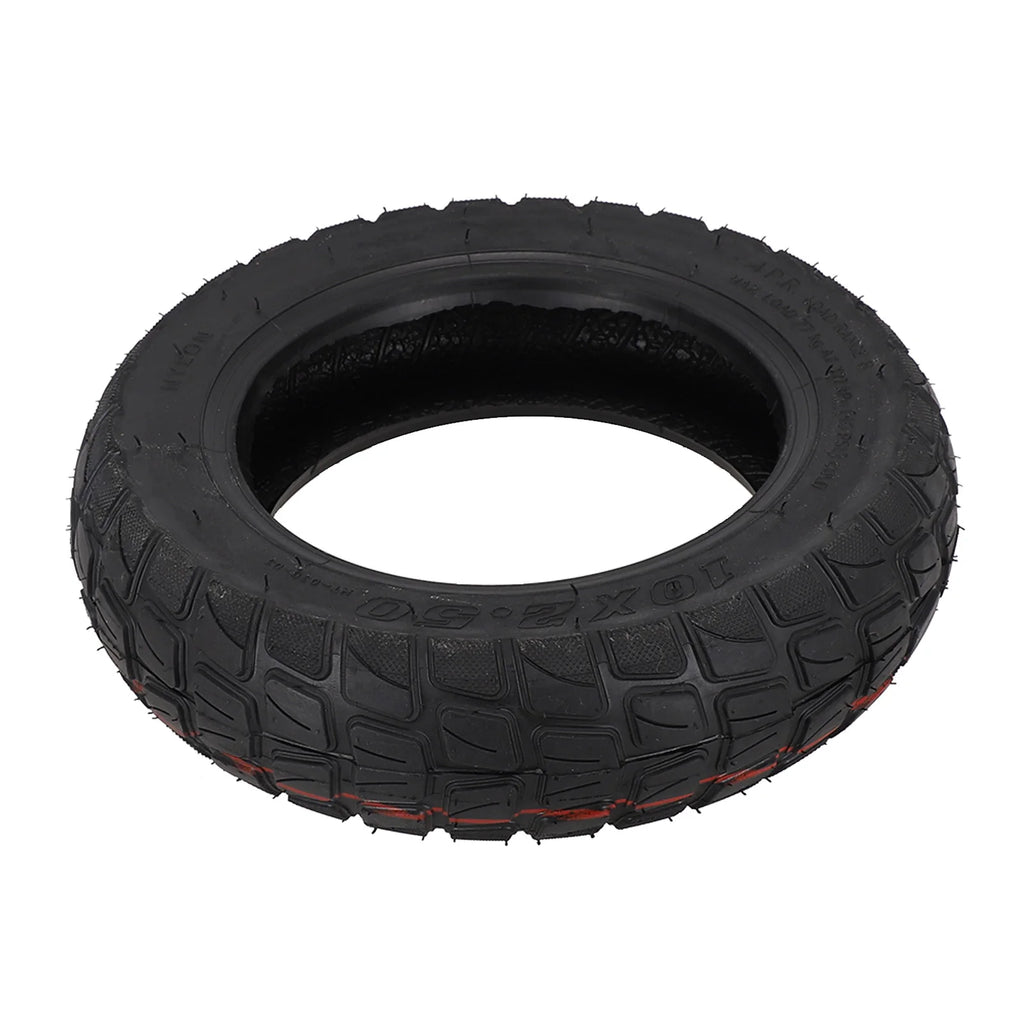 10 Inch Electric Scooter 10x2.50 Tubeless Tire Skateboard Off-Road Tyre Vacuum Tire Rubber Excellent Replacement Applications Oasis Select