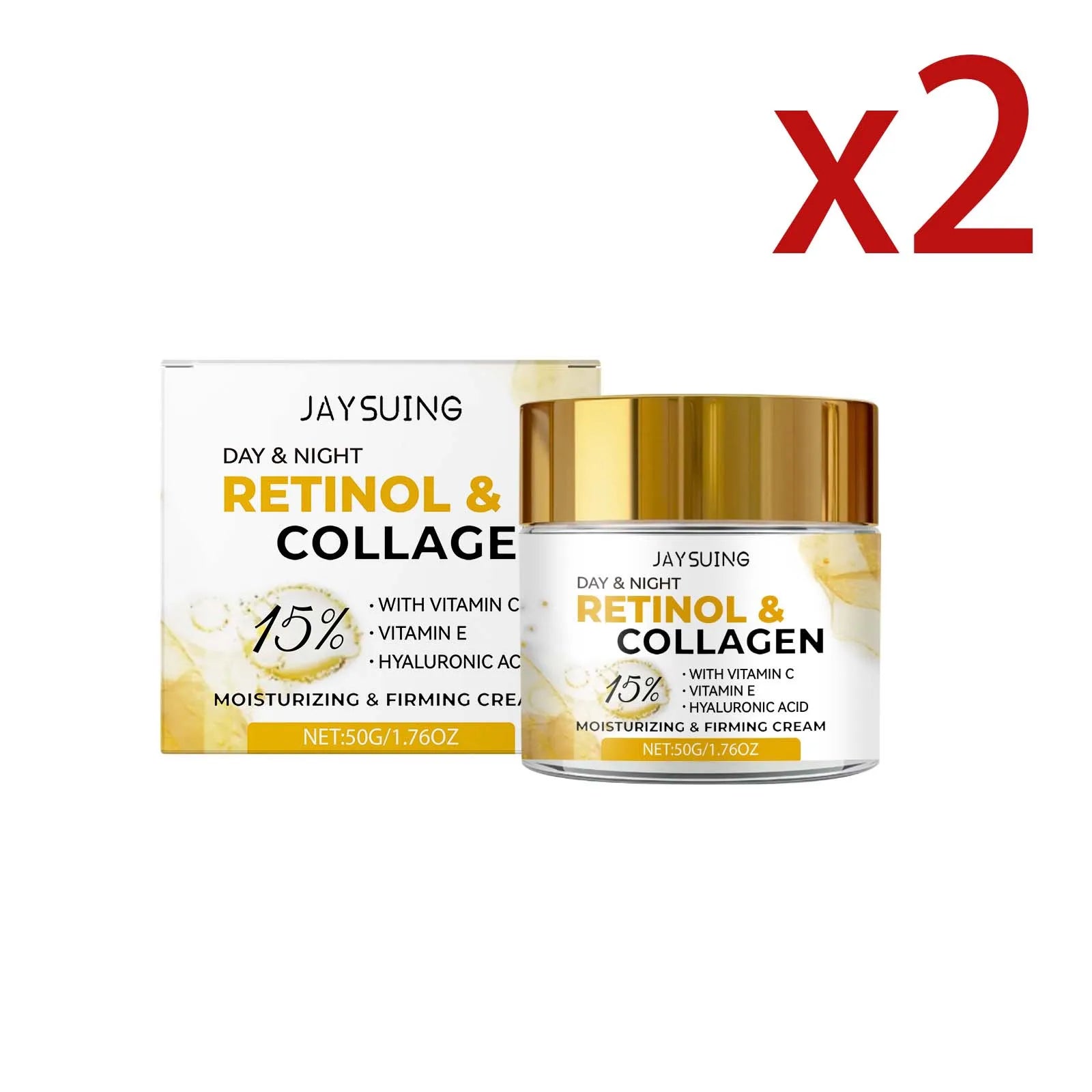 Collagen Moisturizing Facial Cream Smoothing Even Skin Tone Enhance Skin Firmness Shrink Pores Radiant Skin Nourish Face Lotion Oasis Select 2x50g 50g
