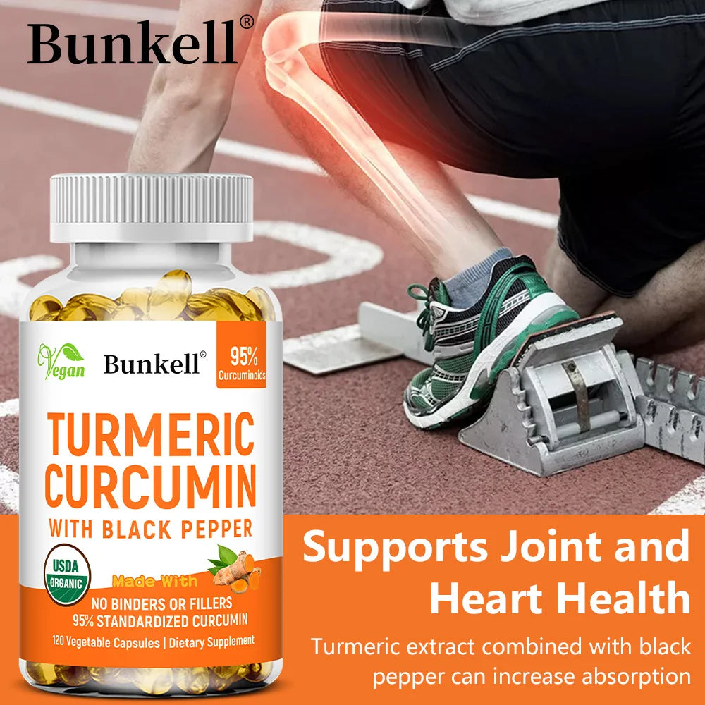 Turmeric Curcumin 95% Curcuminoids Black Pepper & Ginger Herbal Supplement Oasis Select