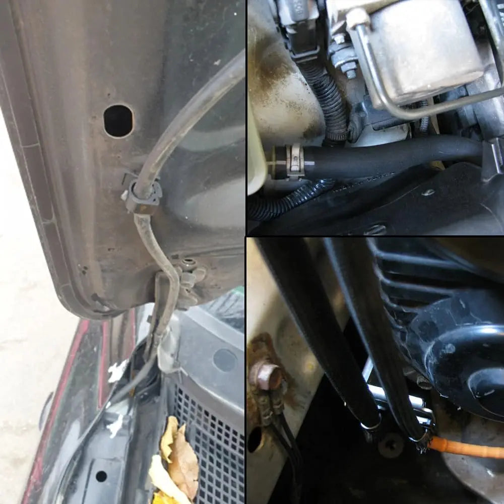 Weather Resistant Anti-Loose 10mm Car Wiring Harness Fixing Clips Zip Ties Cable Buckle Corrugated Pipe Fastener Multi-Function Oasis Select