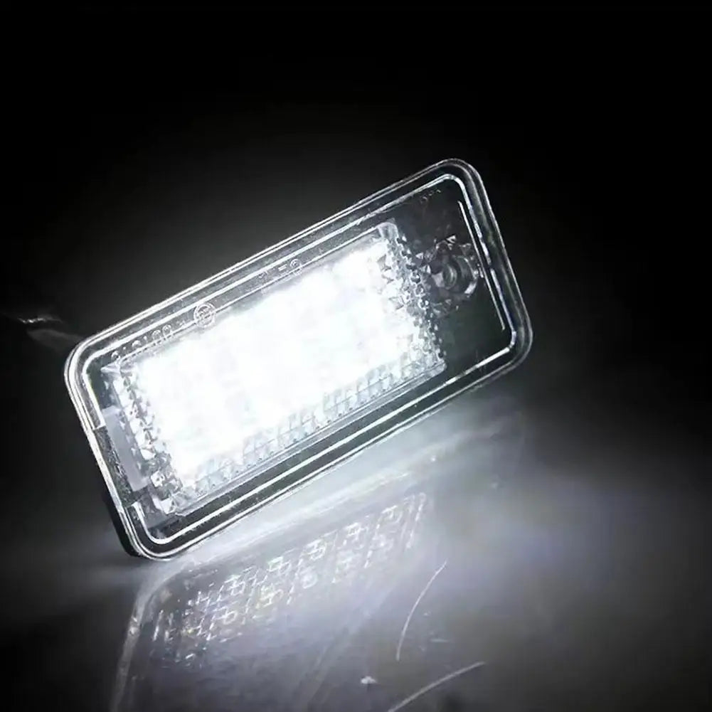 LED License Plate Lights for Audi A3 A4 A6 Q7 – Canbus 2pcs LED License Plate Light Oasis Select