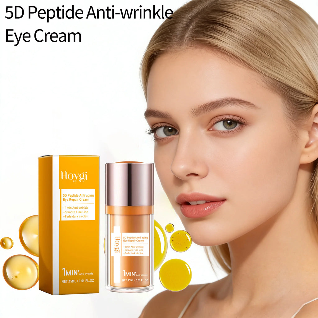 HOYGI 5D Peptide Eye Cream Anti-wrinkle Firming Remove Dark Circles Reduce Fine Lines Crow's Feet Oasis Select