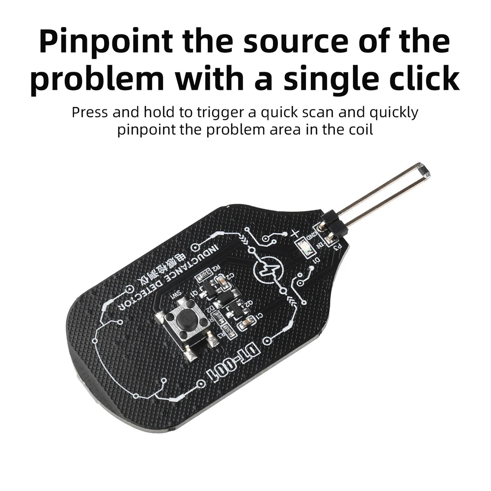 Inductance Tester DT-001 for PCB Repair with Electromagnetic Induction Technology Quick Fault Detection Tool Oasis Select
