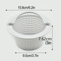 Pool Basket Skimmer Pool Cleaning Supplies Replacing Strainer Basket for Removing Leaves Grass Hair Scum Backyard Outdoor Garden Oasis Select White