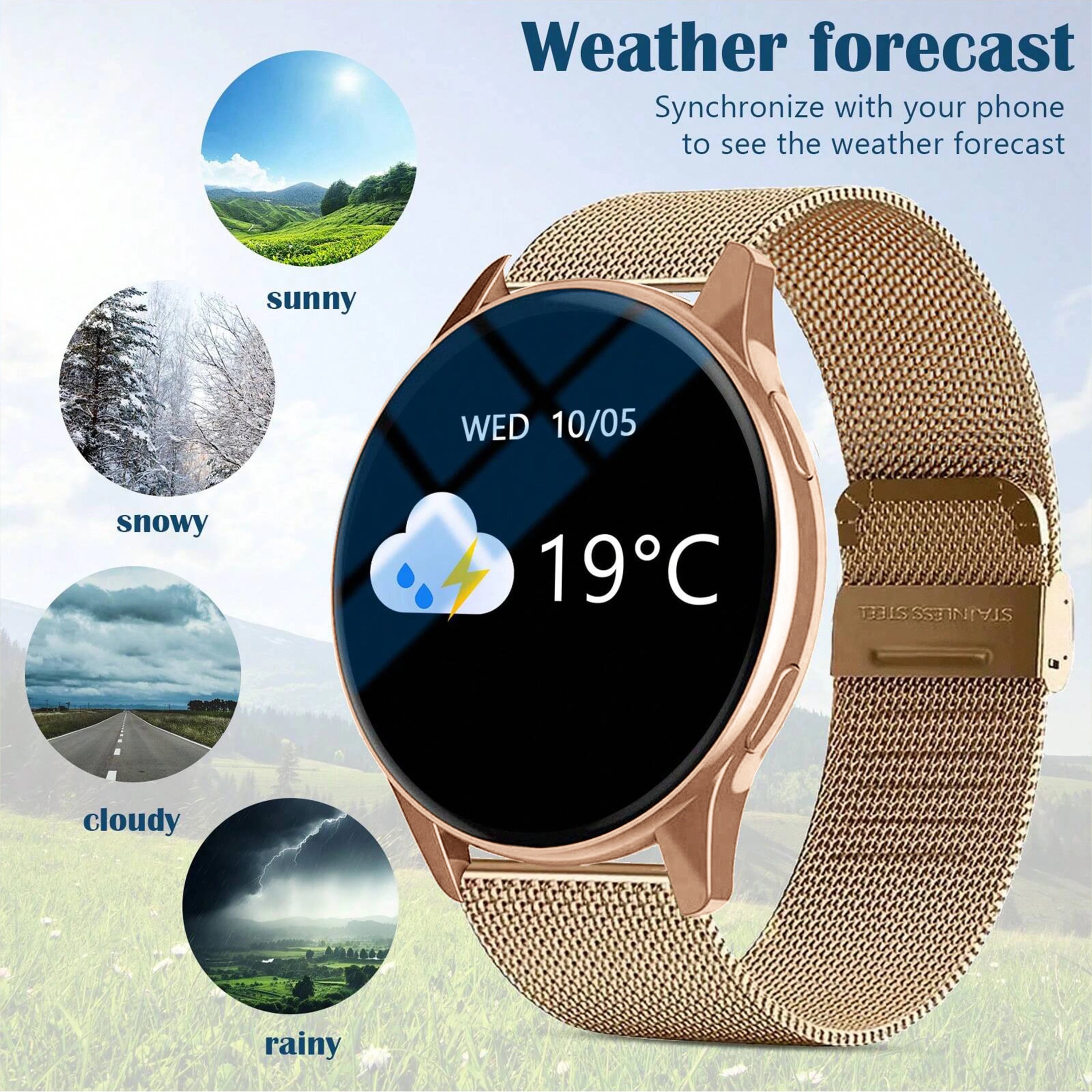 SIMSONLAB Smart Watch – Bluetooth Calling & Health Tracker