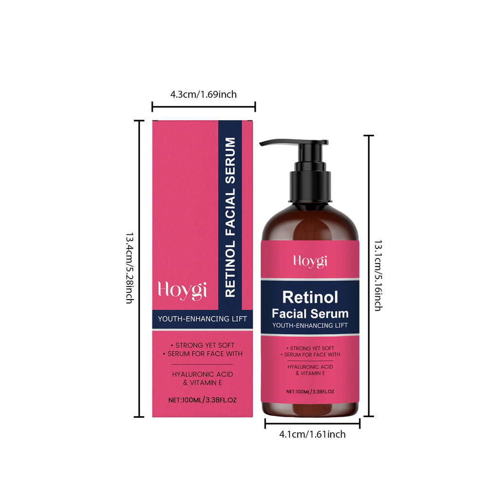 Hoygi Retinol Face Serum – Anti-Wrinkle & Firming 100ml Retinol Face Serum Oasis Select 100ml Boxed